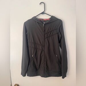 REI Women’s XS Gray Zip Up Stretchy Hoodie